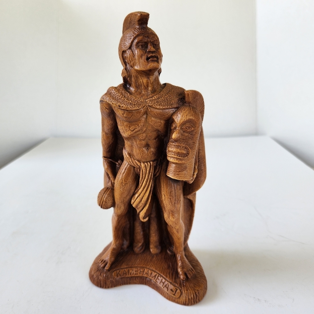 Tiki Coco Joe's Hawaii King Kamehameha-I Hapa Wood HW134 Figure